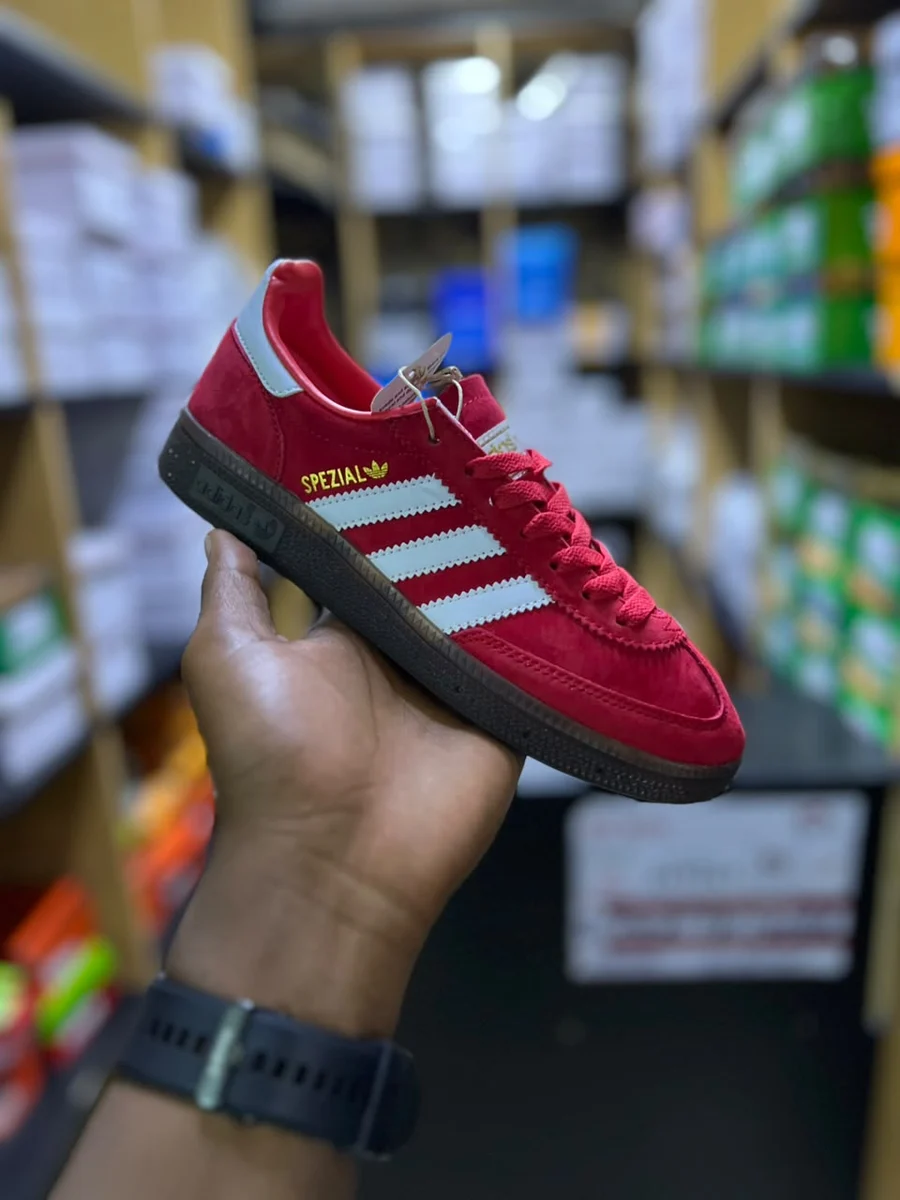 Adidas Adidas Handball Spezial Red Clear Sky — Scarlet / Clear Sky / Gum