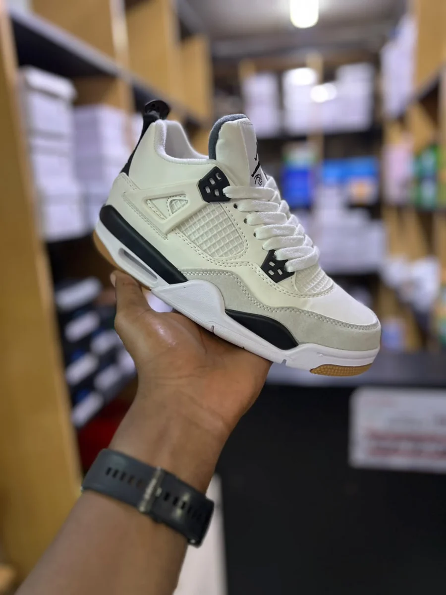 Jordan Air Jordan 4 Military Black — White / Black / Neutral Grey