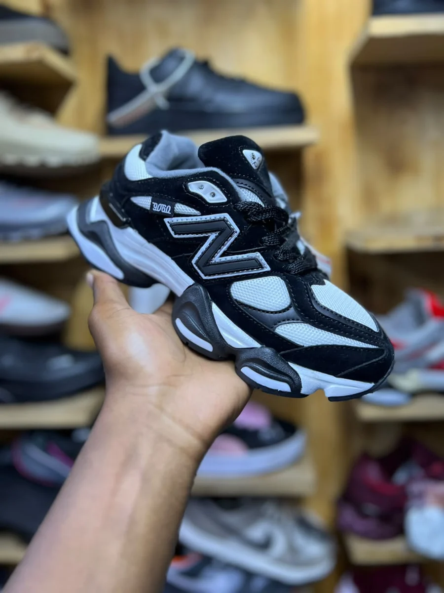 New Balance New Balance 9060 Black White — Black / White / Grey