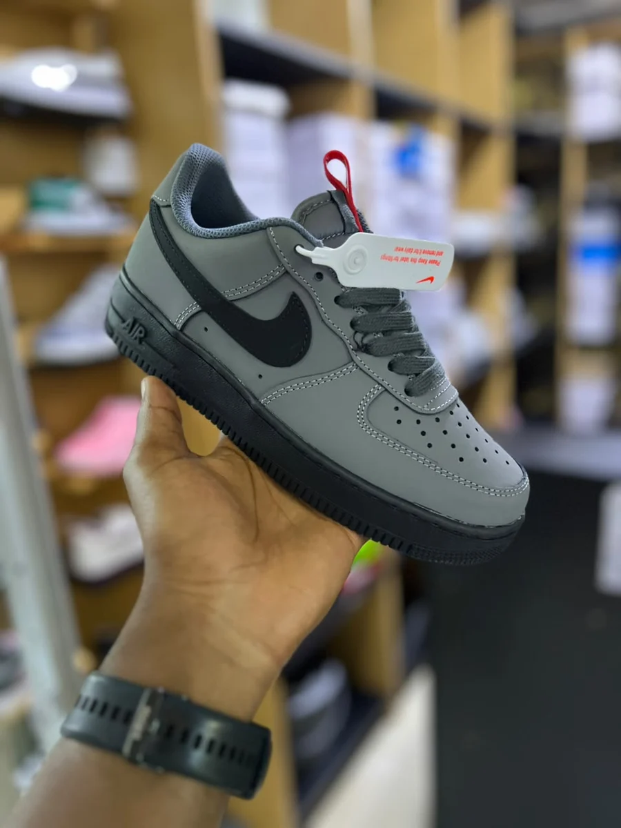 Nike Nike Air Force 1 Low Grey Black — Cool Grey / Black