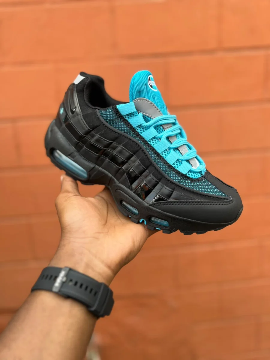 Nike Nike Air Max 95 Black Aqua — Black / Aqua