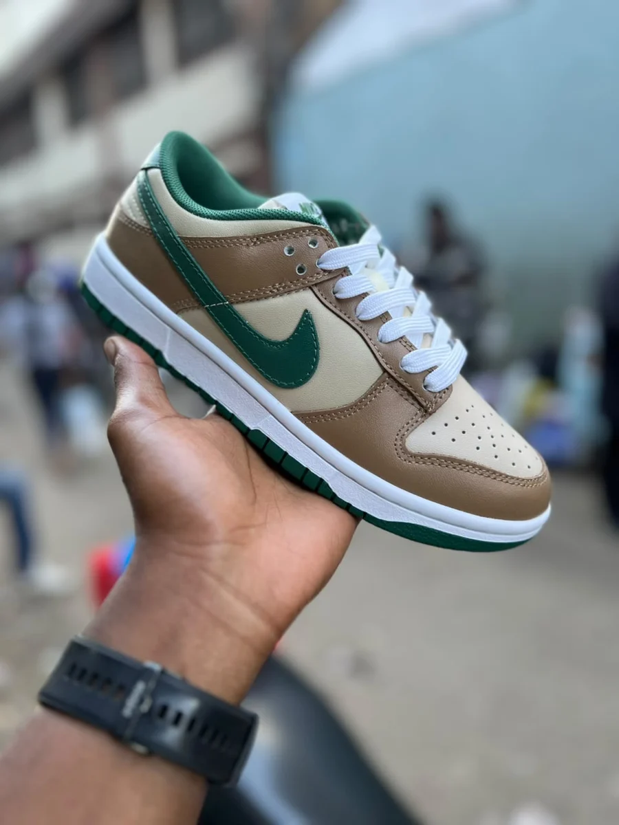 Nike Nike Dunk Low Khaki Green — Khaki / Sail / Forest Green