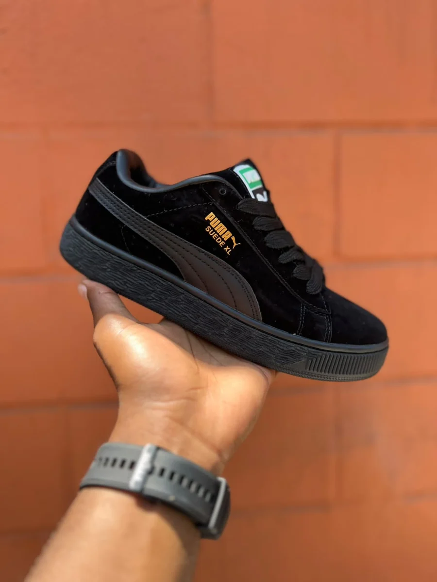Puma Puma Suede XL Triple Black — Black / Black